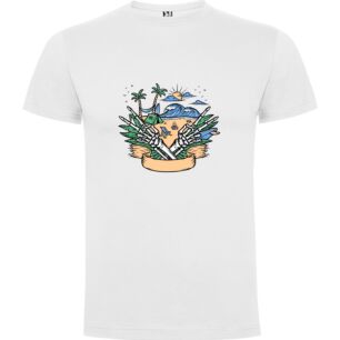 Tropical Ink Artistry Tshirt σε χρώμα Λευκό XXXLarge(3XL)