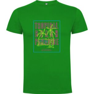 Tropical Neon Oasis Tshirt