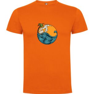 Tropical Wave Illustration: Miami Tshirt