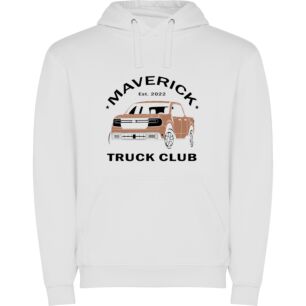 Truckmaster: Maverick Visions Φούτερ με κουκούλα σε χρώμα Λευκό 3-4 ετών