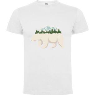 Tundra Majesty: Polar Bear Tshirt σε χρώμα Λευκό Medium