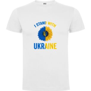 Ukrainian Bloom for Peace Tshirt σε χρώμα Λευκό 7-8 ετών