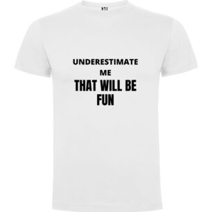 Underrated Badass: A Poster Tshirt σε χρώμα Λευκό 5-6 ετών