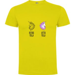 Unicorn Yoga Concept Design Tshirt