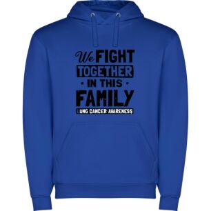 Unified Family Fights Cancer Φούτερ με κουκούλα σε χρώμα Μπλε 3-4 ετών