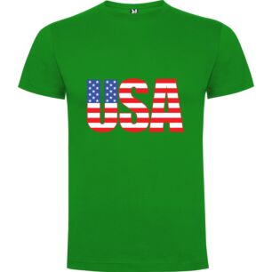 USA Majesty & Typography Tshirt