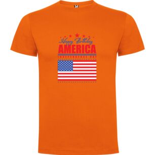 USA's Birthday Bash Tshirt σε χρώμα Πορτοκαλί XLarge