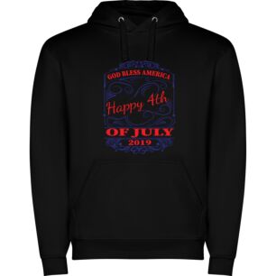 USA's Joyful July Celebration Φούτερ με κουκούλα