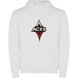 Vegas Ace in Red Φούτερ με κουκούλα σε χρώμα Λευκό 5-6 ετών