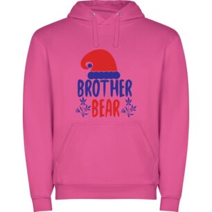 Vibrant Brotherhood: Bear Hat Φούτερ με κουκούλα