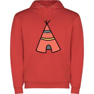 Vibrant Conical Teepee Φούτερ με κουκούλα