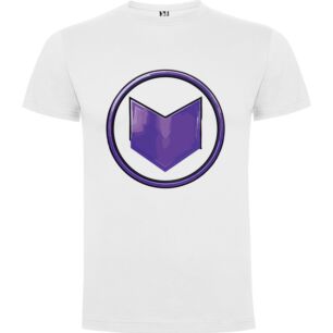Vibrant Shield: Liquid Purple Tshirt σε χρώμα Λευκό XXXLarge(3XL)