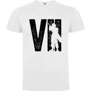VII Game Logo Art Tshirt σε χρώμα Λευκό