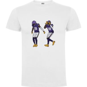 Viking Dabbers Crouching Tshirt σε χρώμα Λευκό 9-10 ετών