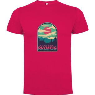 Vintage Olympics Patch Design Tshirt