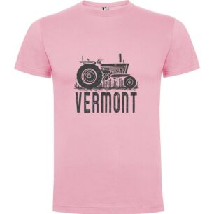 Vintage Tractor Engraving Tshirt