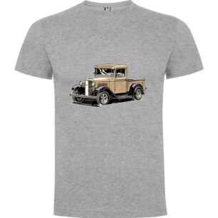 Vintage Vector Truck Art Tshirt