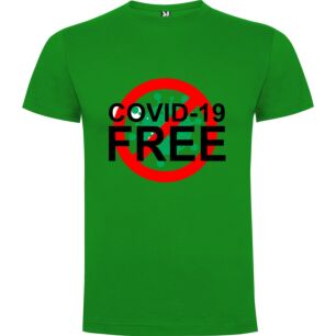 Virus-Free Zone Sign Tshirt