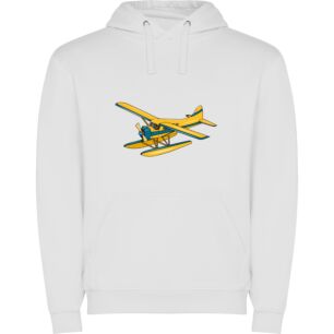 Vivid Sky Airplane Φούτερ με κουκούλα σε χρώμα Λευκό 11-12 ετών