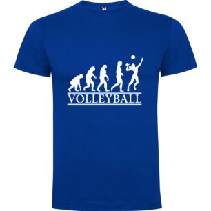 Volleyball's Chic Evolution Tshirt