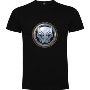Wakanda's Marvelous Metallic Shield Tshirt