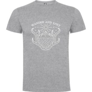 Wandering Monochrome Emblem Tshirt