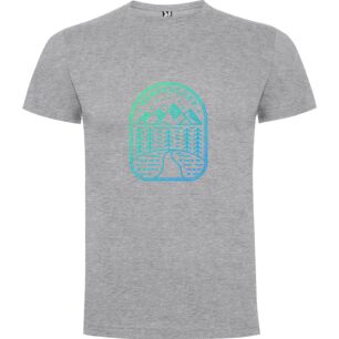 Wanderrust Mountain Neon Tshirt