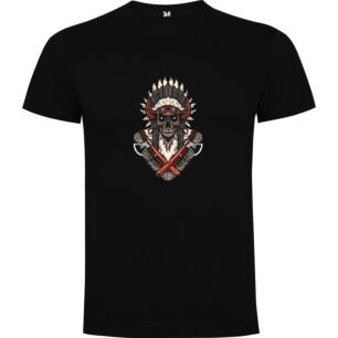 Warrior Skull Headdress Fiesta Tshirt