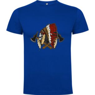 Warrior Skull Headdress Tshirt