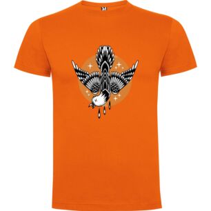 Water-Droplet Crow Art Tshirt