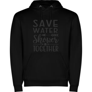 Water Unity: Save & Shower Φούτερ με κουκούλα