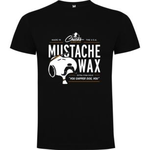 Wax & Chuck: Mustache Art Tshirt