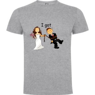 Wedding Woes: A Comical Cartoon Tshirt