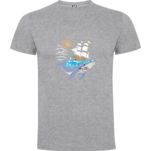 Whale Hunt Illustration Tshirt