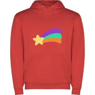 Whimsical Rainbowcore Design Φούτερ με κουκούλα