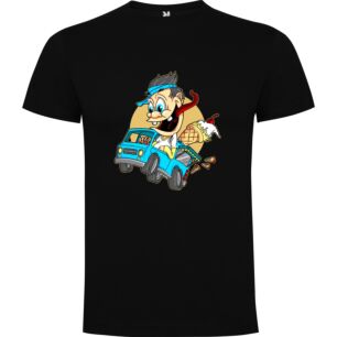Whimsical Truck Rider: Official HD Illustration Tshirt