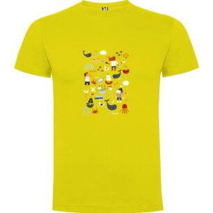 Whimsical Water Friends Tshirt σε χρώμα Κίτρινο 7-8 ετών
