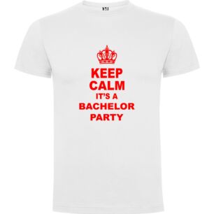 Wild Bachelor Bash: Red & Black Tshirt σε χρώμα Λευκό Large