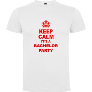 Wild Bachelor Bash: Red & Black Tshirt σε χρώμα Λευκό Medium