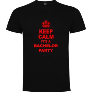 Wild Bachelor Bash: Red & Black Tshirt