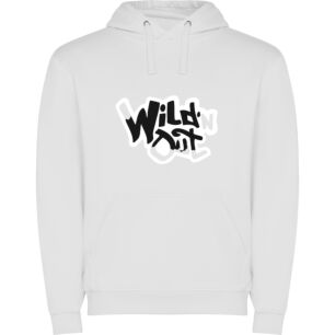 Wild Blackout Graffiti Φούτερ με κουκούλα σε χρώμα Λευκό 7-8 ετών