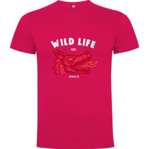 Wildlife Fire Dragon Tee Tshirt