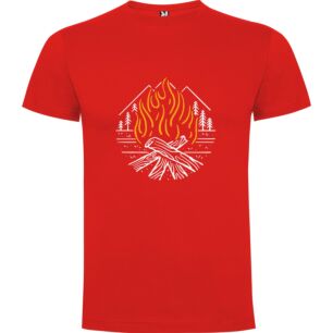 Winged Forest Bonfire Tshirt