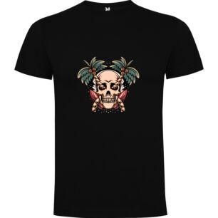 Winged Horned Fantasy Skull Tshirt