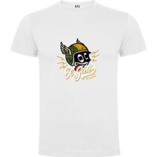 Winged Skull Mascot Tshirt