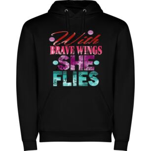 Wings of Brazen Beauty Φούτερ με κουκούλα