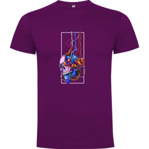 Wired Skull Psychedelia Tshirt