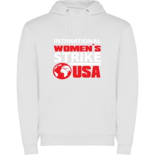 Women Empowered: USA Edition Φούτερ με κουκούλα σε χρώμα Λευκό Large