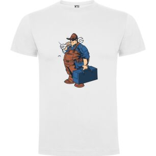 Wrench-Wielding Renaissance: A Comical Image Tshirt