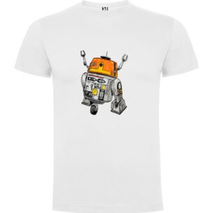 Wrench-Wielding Robot Design Tshirt σε χρώμα Λευκό 11-12 ετών